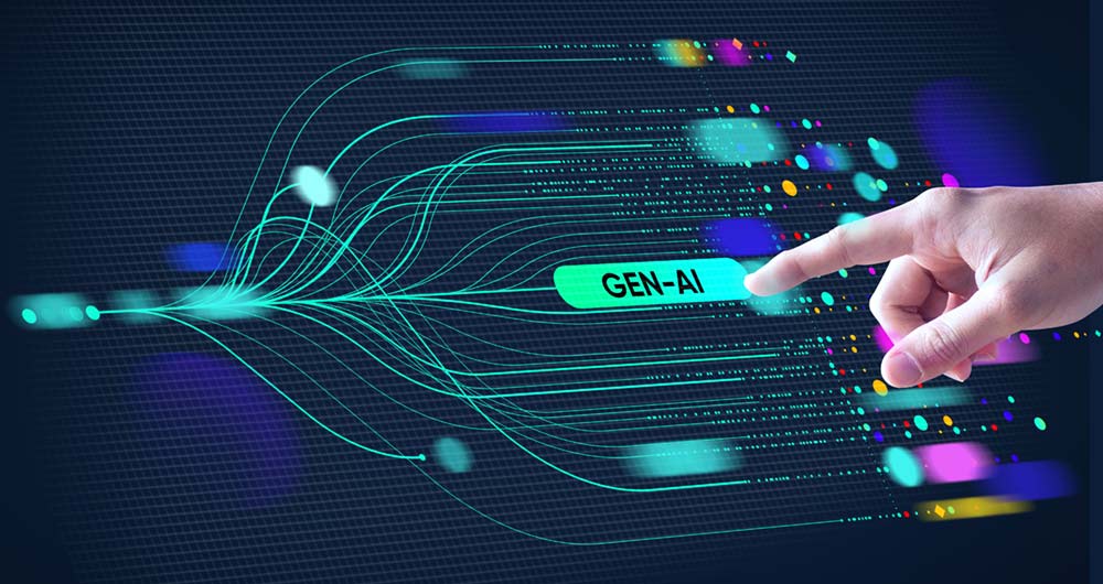 Vídeo: Analiza precios de carburantes con GenAI como copiloto Una mano que representa tecnología, IA generativa, IA gen, inteligencia artificial, ciberseguridad, transformación digital, finanzas, modelo de lenguaje a gran escala, LLM