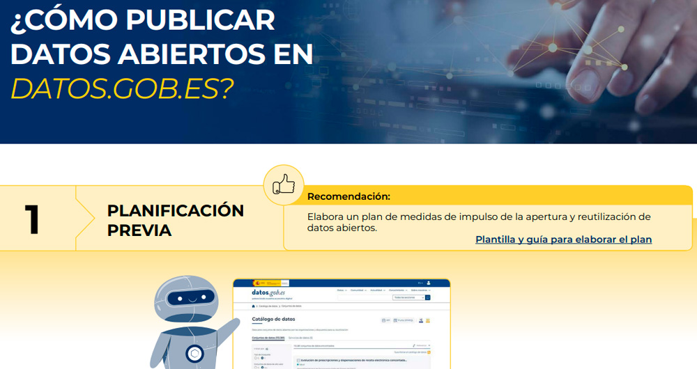 Captura de la inofgrafía: "¿Cómo publicar datos abiertos en datos.gob.es?"